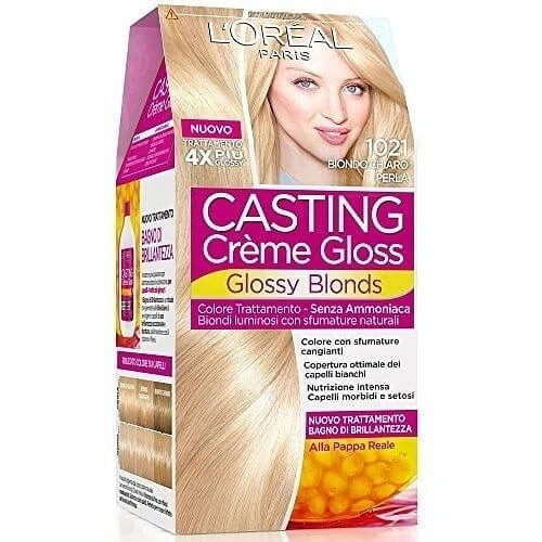L'OREAL CASTING CREME GLOSS AMMONIAKFREIE FÄRBEBEHANDLUNG 1021 HELLBLOND
