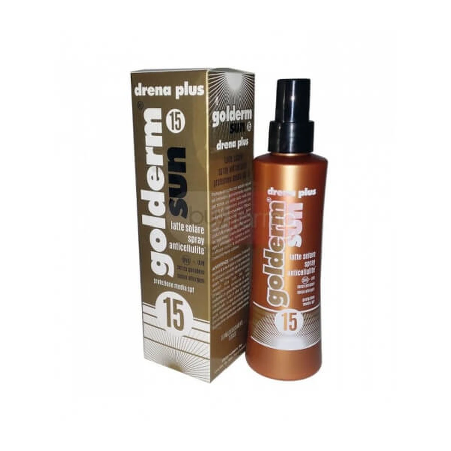 Golderm Sun Drena Plus Spf 15 Spray 200ml: ceny i cechy