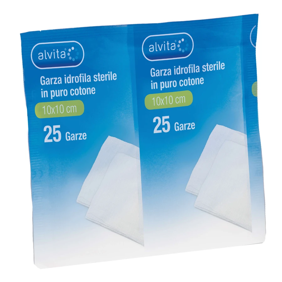 ALVITA HYDROF GAUZE 10X10CM 25PCS