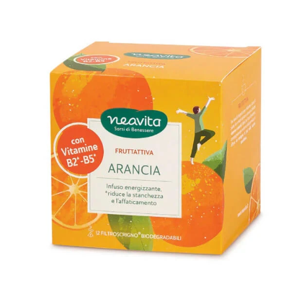 Neavita fruchtiger Orangen-Kräutertee mit den Vitaminen B2 und B5