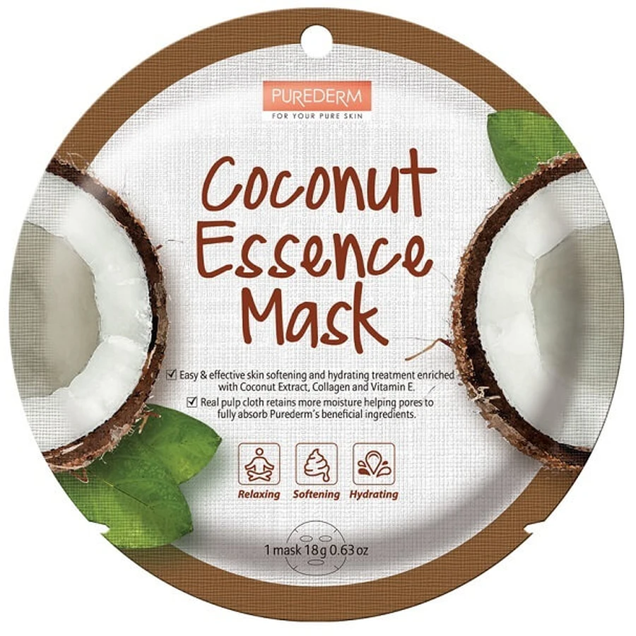 MASCĂ PUREDERM ESTR NUCĂ DE COCOS