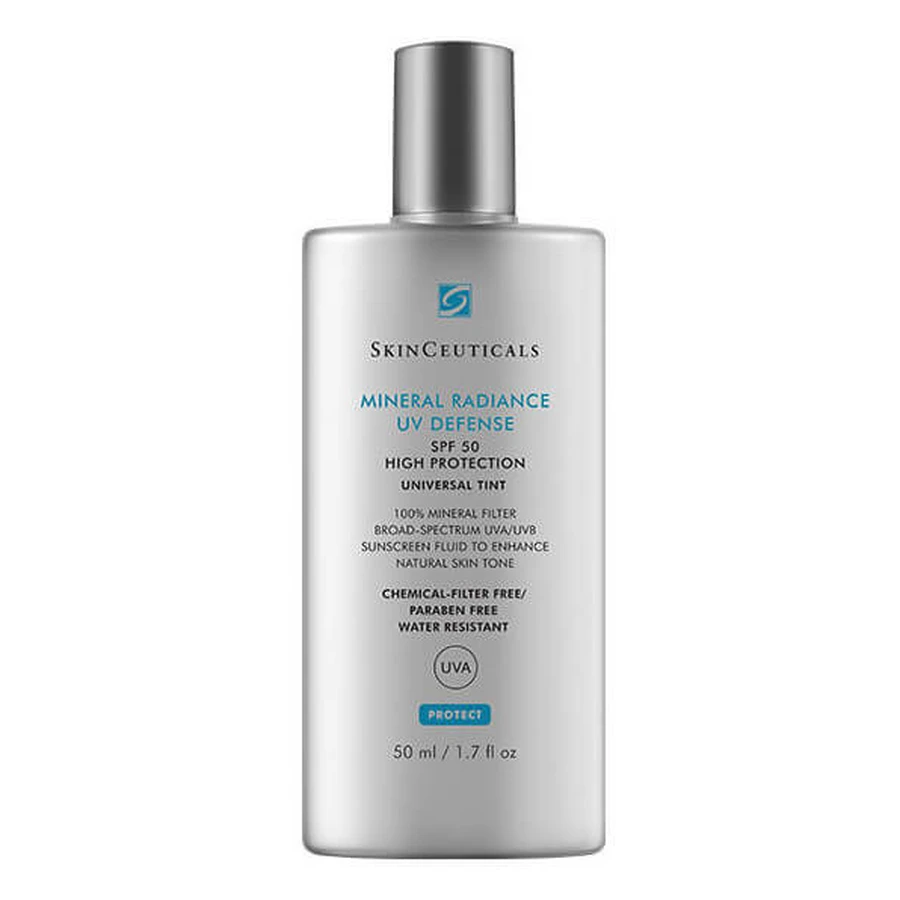 SkinCeuticals Mineral Radiance UV Defense SPF 50 Protector solar con color formulado con dióxido de titanio 50 ml
