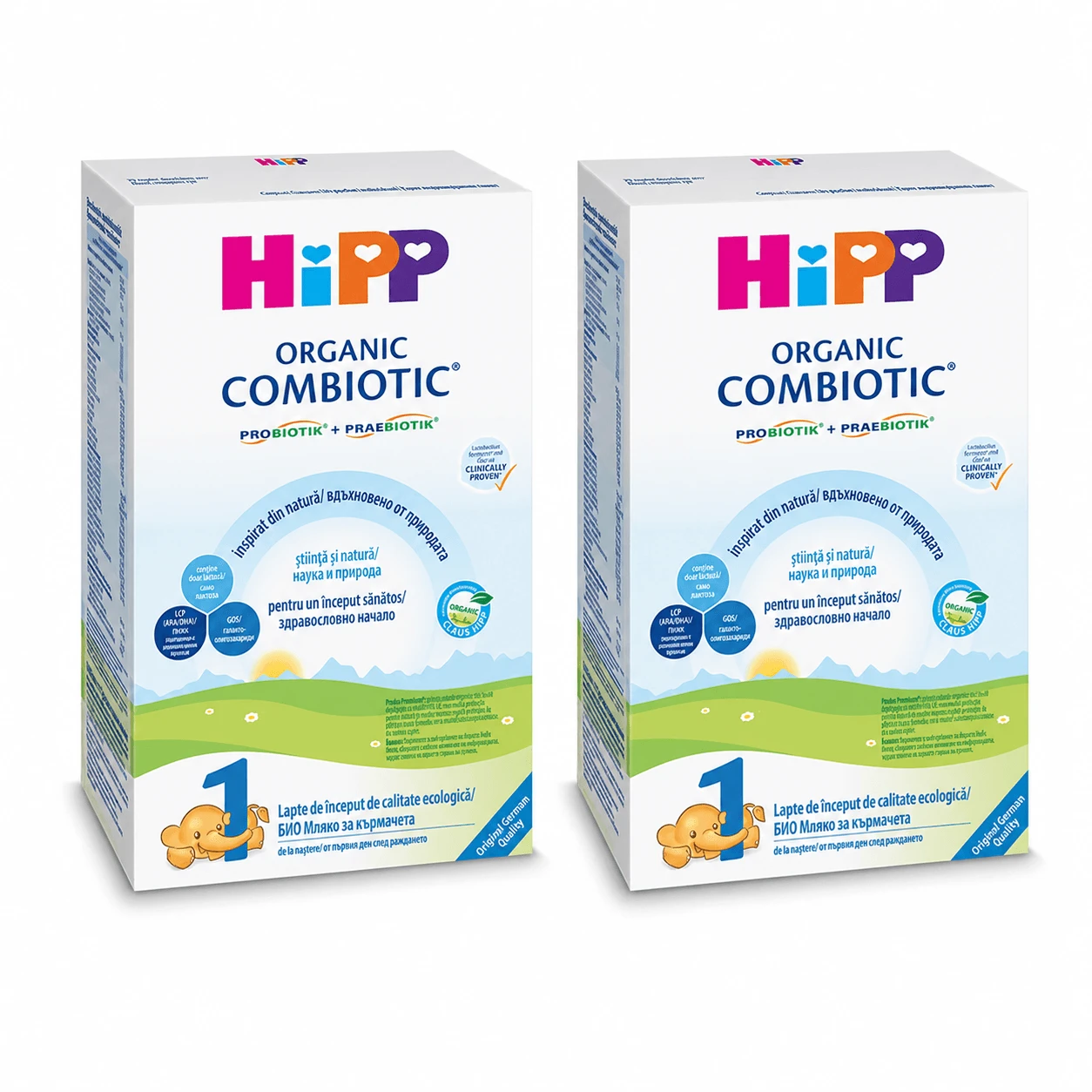Starter-Milchnahrung Bio Combiotic 1, +0 Monate, 2x300 g, Hipp