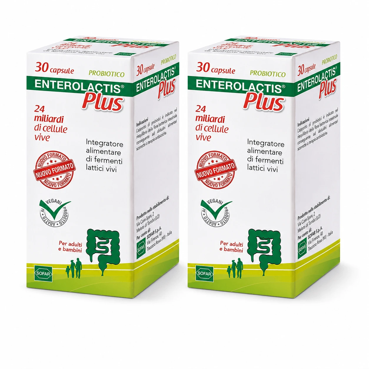 Enterolactis Plus, 2x30 Kapseln, Sofar
