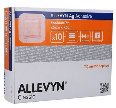allevyn adhesive ag 7.5x7.5 10 Verbände