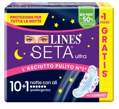 LINIEN SEIDE ULTRA NACHT CP 10+1