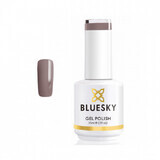 Semi-permanenter Nagellack Bluesky UV Taupe Beige Grau 15ml