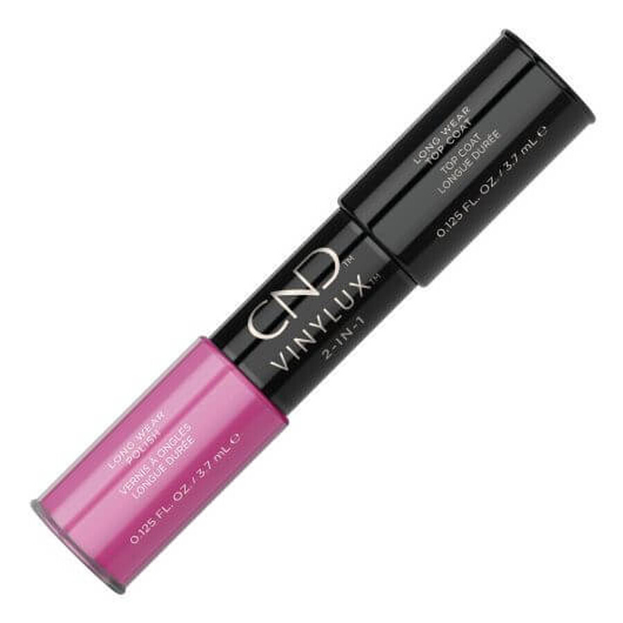 Lac unghii saptamanal 2 in 1 CND Vinylux Hot Pop Pink & Top 2x3.7ml