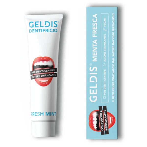 Geldis frische Minz-Zahnpasta für empfindliche Zähne