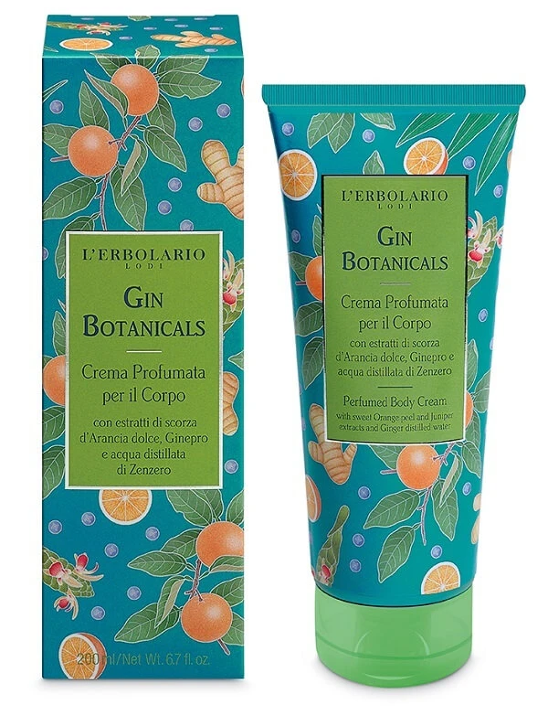 L'Erbolario Gin Botanicals duftende Körpercreme 200ml