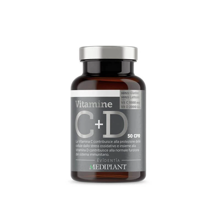Vitamines C+D Mediplant 50 Comprimés
