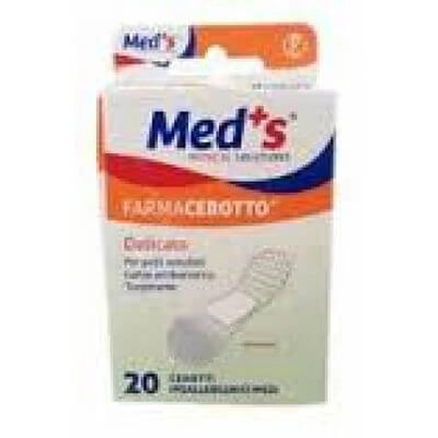 Meds Strips Plaster Delicate Nonwoven Medium 20 Pieces