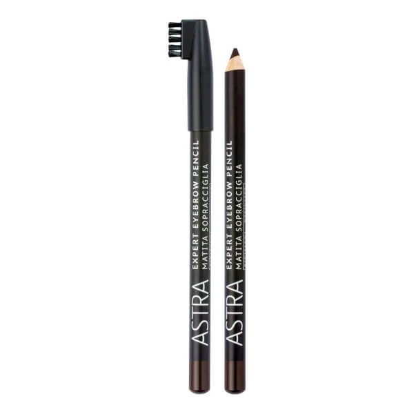 Astra Expert Eye Brow Pencil Nr. EB1 Schwarz - Augenbrauenstift mit Kamm
