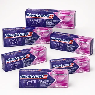 Dentifricio Blend-a-med 3D White Luxe, Glamorous White, 6x75 ml