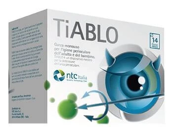 Tiablo Ophthalmischer Einwegverband 14 Stück