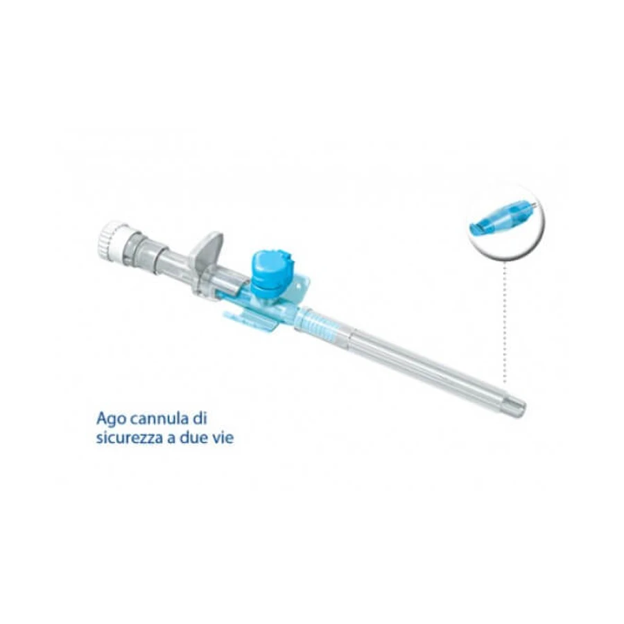 NEEDLE CAN VENOPIC 2V FEP G14X45 1P