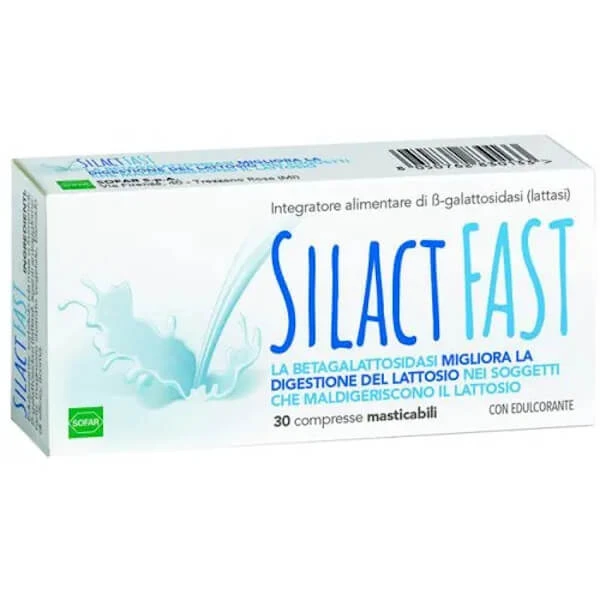 Silact Fast Lactase Supplement 30 Beta Galactosidase Kautabletten