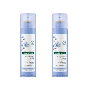 Klorane Duo Șampon uscat Lin Bipack 2x150ml