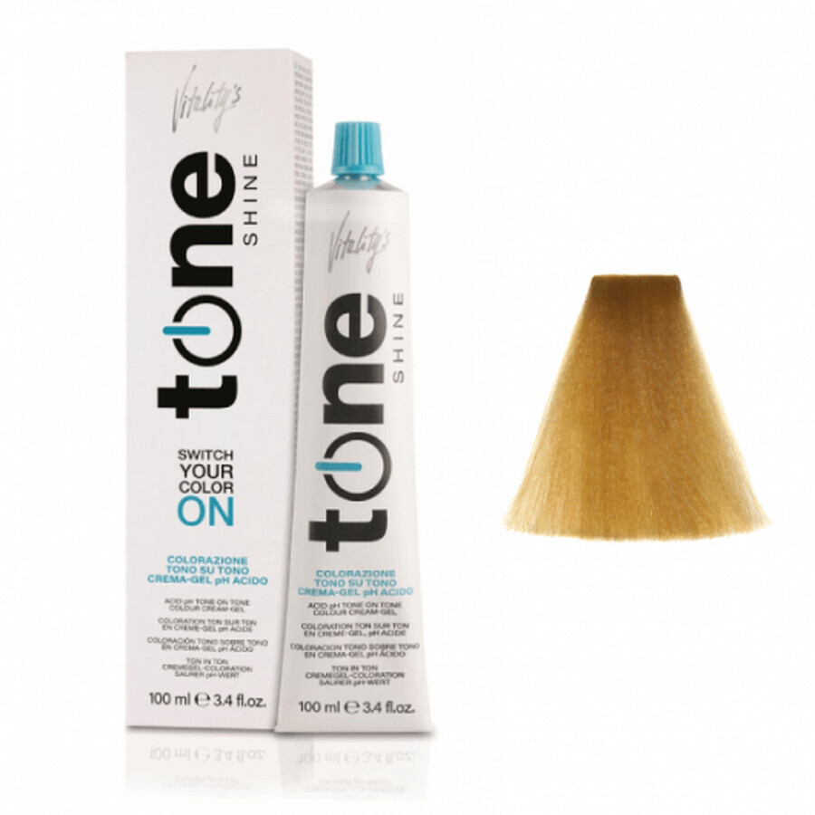 Vitality's Tone Shine Golden Ultra Blonde Semi-Permanente Creme Haarfarbe 10/3 100ml