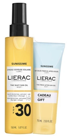 LIERAC SET SEIDIGES ÖL SPF30