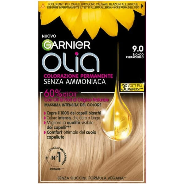 GARNIER OLIA PERMANENTE FÄRBUNG 9.0 SEHR HELLES BLOND