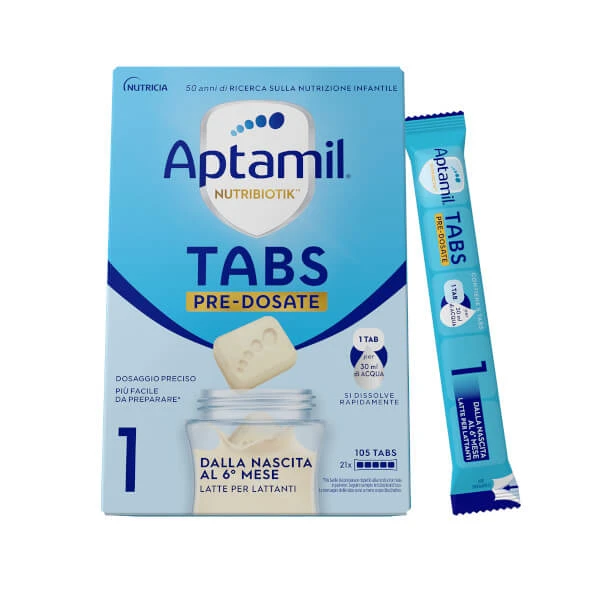 Aptamil Nutribiotik 1 Tabs Vordosierte Milch von Geburt an 21 Tabs