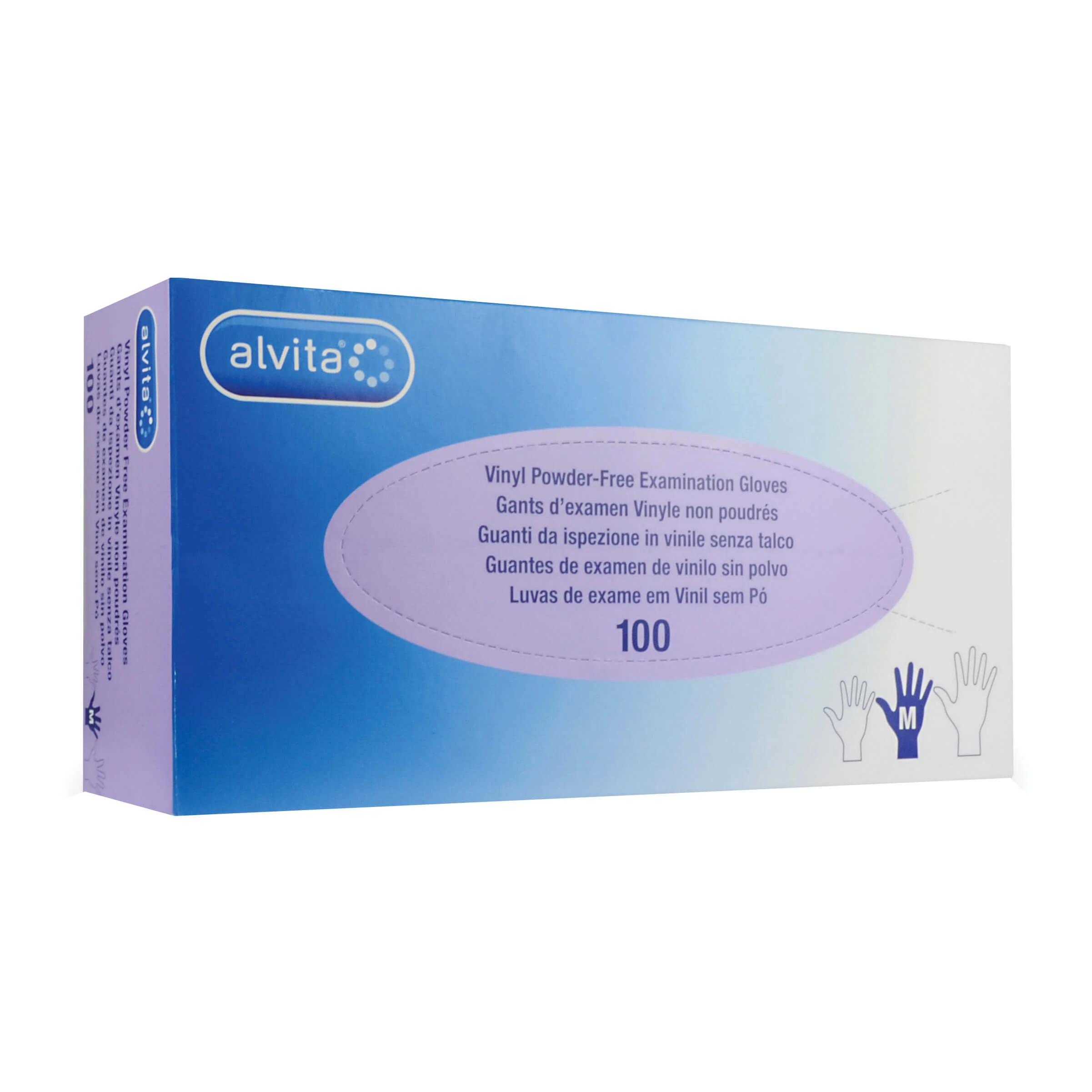 ALVITA VINYL HANDSCHUHE S/POLV M