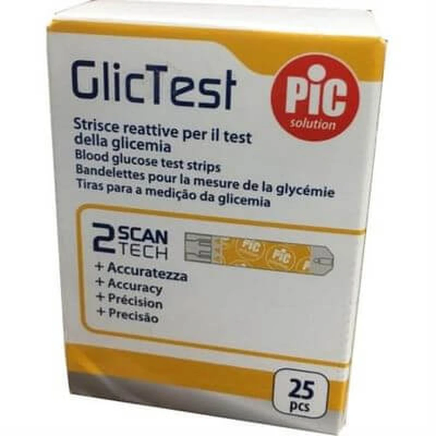 Pic Glyctest Strips 25 bucăți