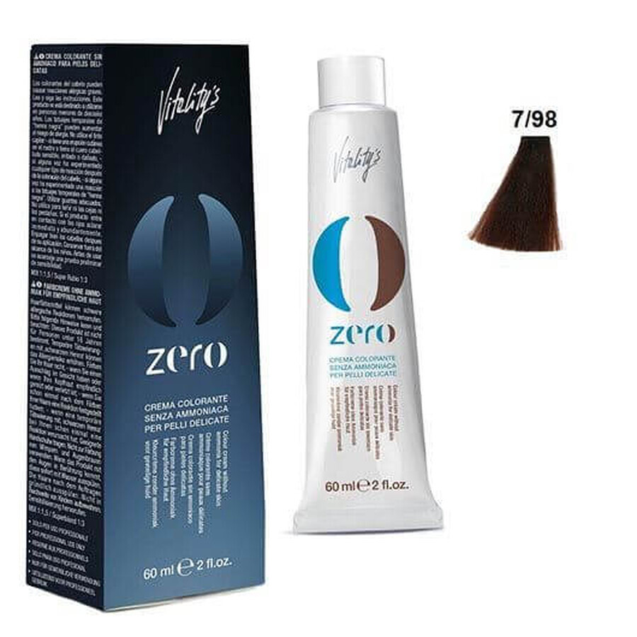 Vopsea par fara amoniac Vitality's Tinta New Zero 7/98 60 ml