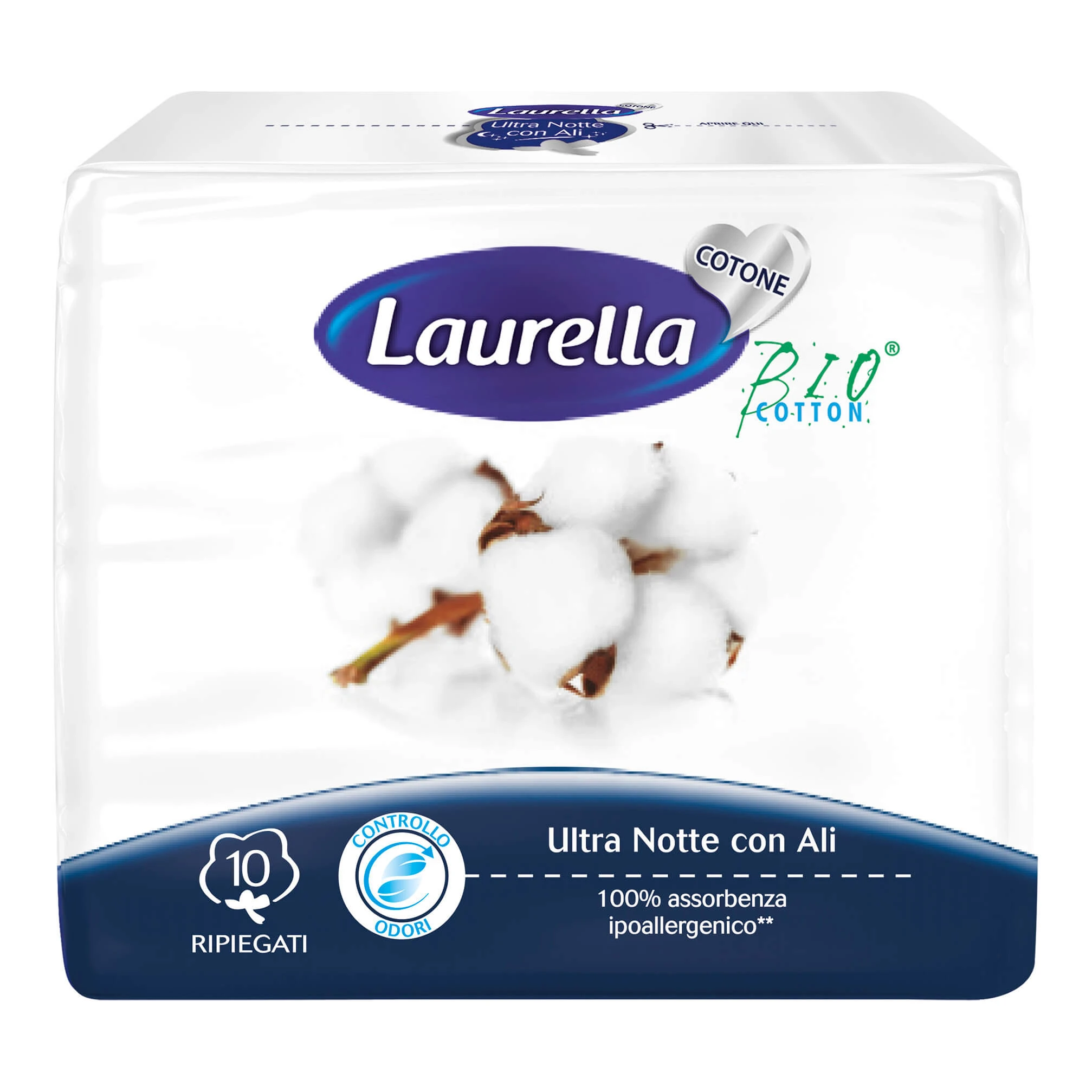 LAURELLA Baumwolle Saugfähig Ultra Wings NIGHT
