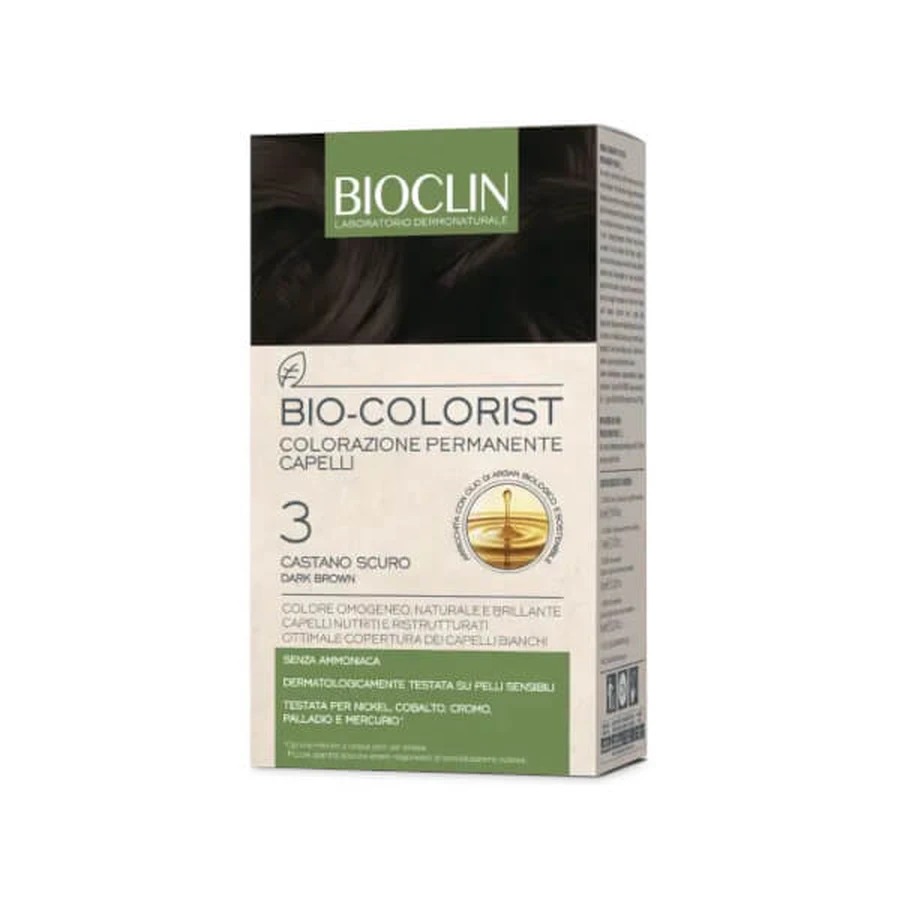 Bioclin Bio Colorist Trwała Koloryzacja 3 Ciemny Brąz: ceny i cechy