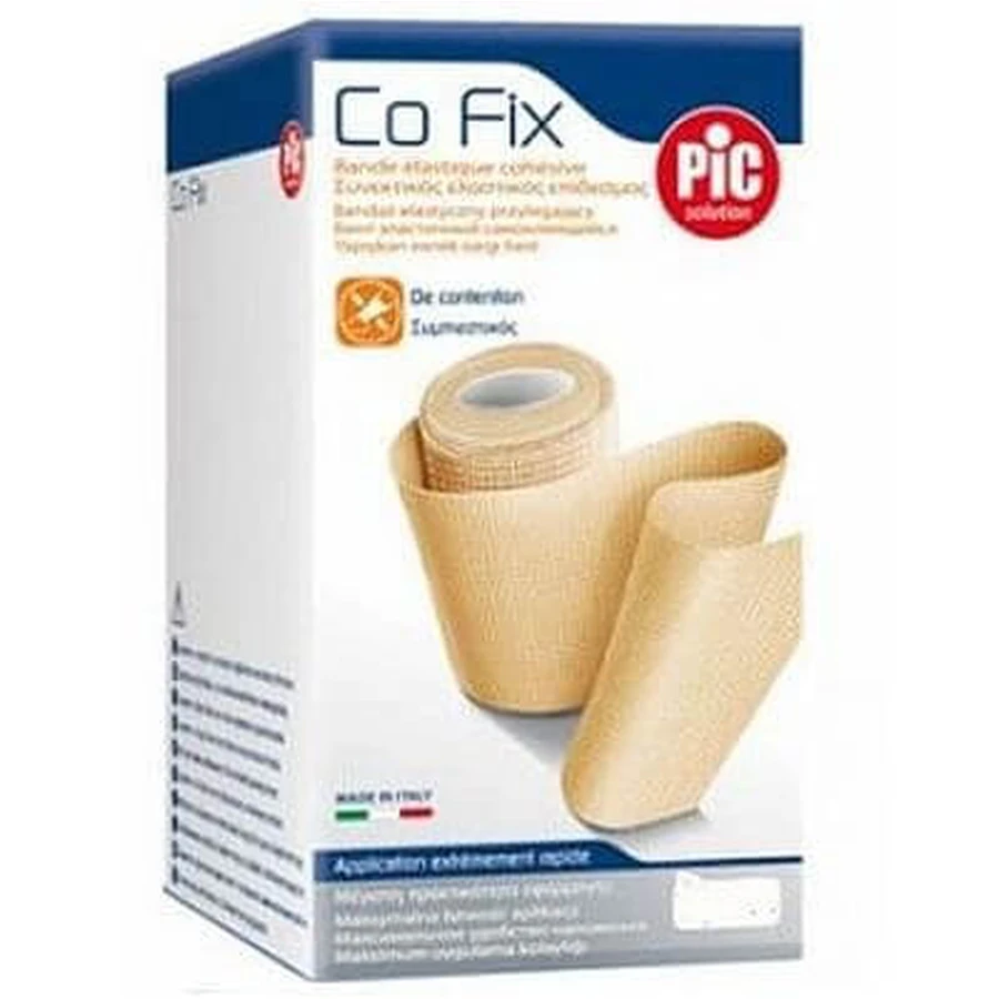 Venda Elástica Autoadhesiva Pic Co Fix 12x5cm Mediana