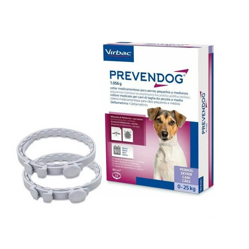 Prevendog 0-25kg Virbac 2 Halsbänder