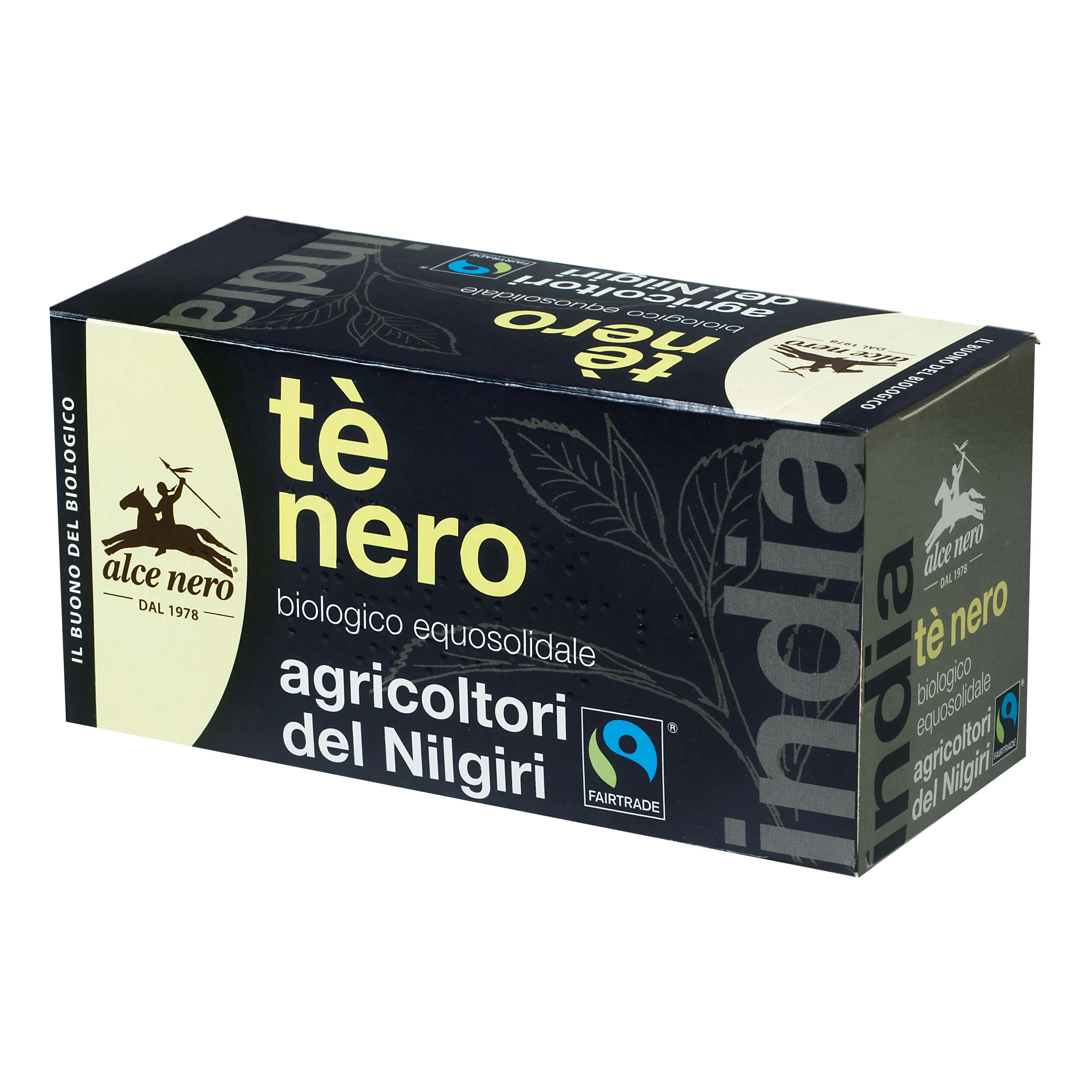 ALCE Schwarzer Tee 20 Bio-Filter