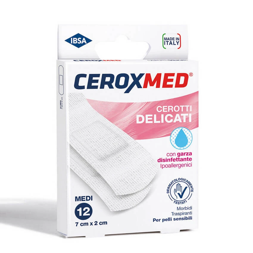 Ceroxmed - Sanfte Medium Band-Aids Pack 12 Stück