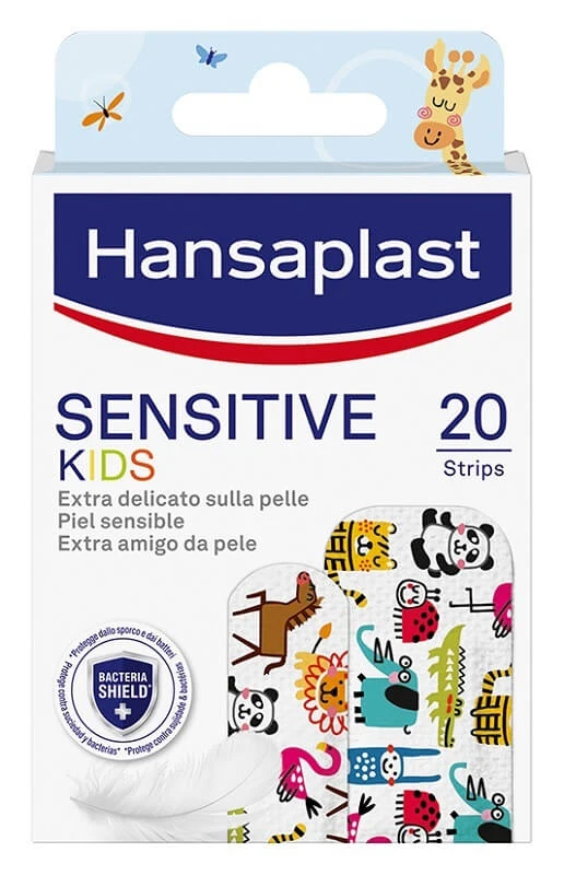 Hansaplast Kids Sensitive Animals Pflaster Baby 20 Stück sortiert