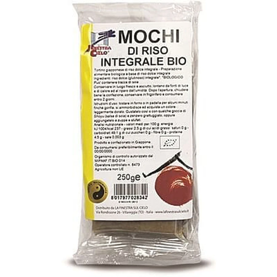 ORGANICZNY BRĄZOWY RYŻ MOCHI 250G: ceny i cechy