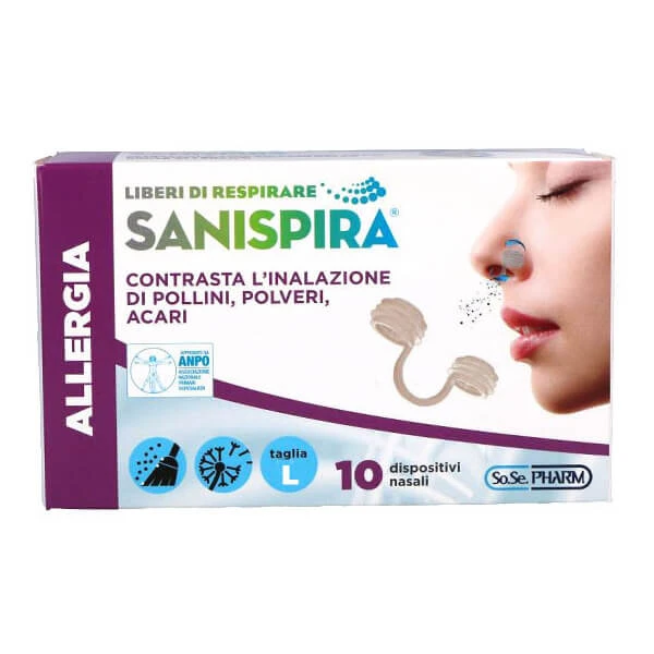 Sanispira Allergie Nasal Filter L 10 Stück