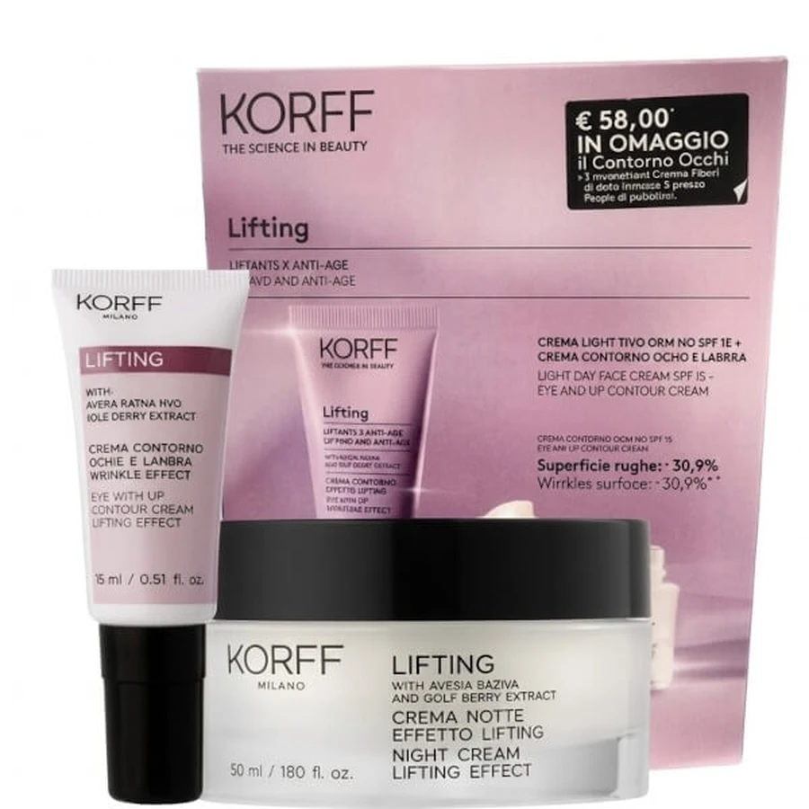 Korff lifting crema occhi labbra e crema viso light