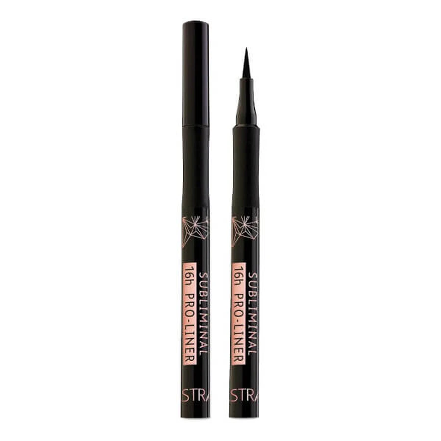 Astra Subliminal 16H Pro-Liner Eyeliner Zwart Hoge Precisie