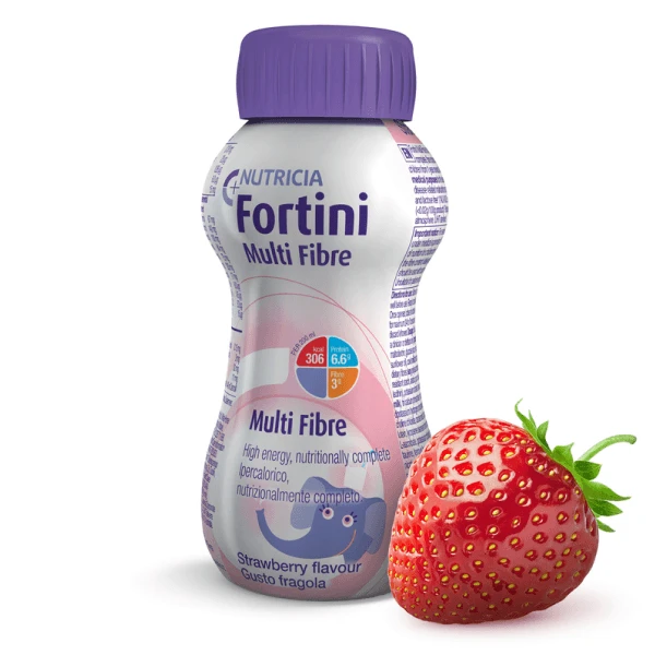 Fortini Multi Fibre Erdbeergeschmack 200 Ml