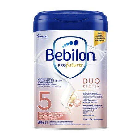 Set de 2 x Bebilon Profutura DUOBIOTIK 5, Junior pentru preșcolari, pulbere, 800 g