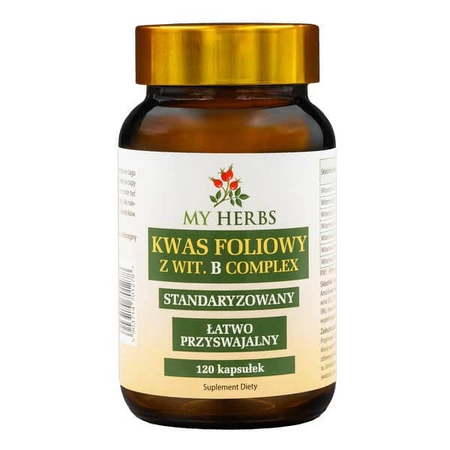 My Herbs Folic Acid with Vit. B Complex, capsules, 120 pcs.