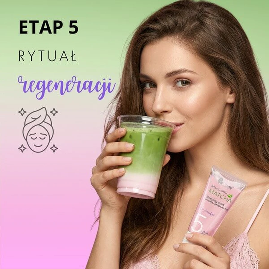AVA Ritual with Matcha, night mask-cream, 50 ml