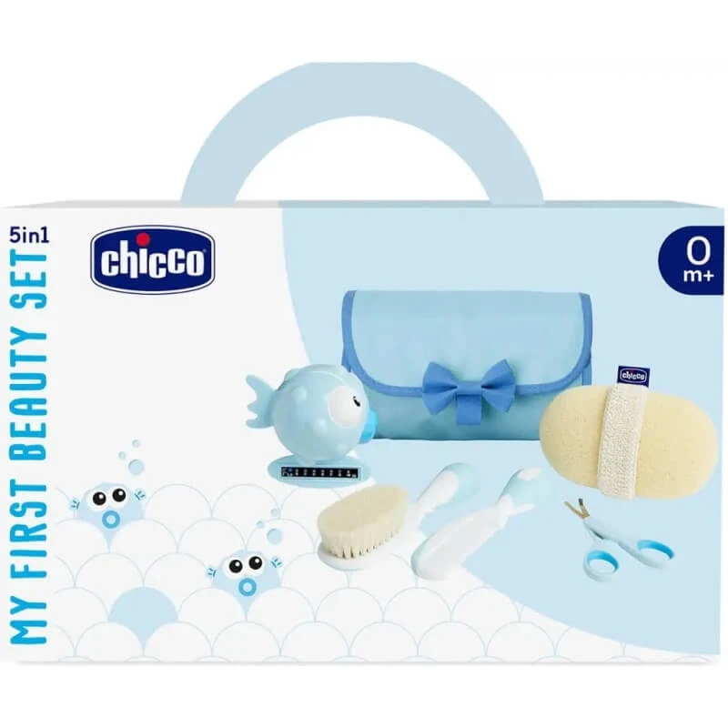 Chicco meine erste Schönheit - Baby-Hygiene-Set blaue Farbe