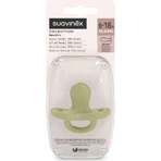 Suavinex color essence - sucette en silicone 6-18 mois - vert tortue