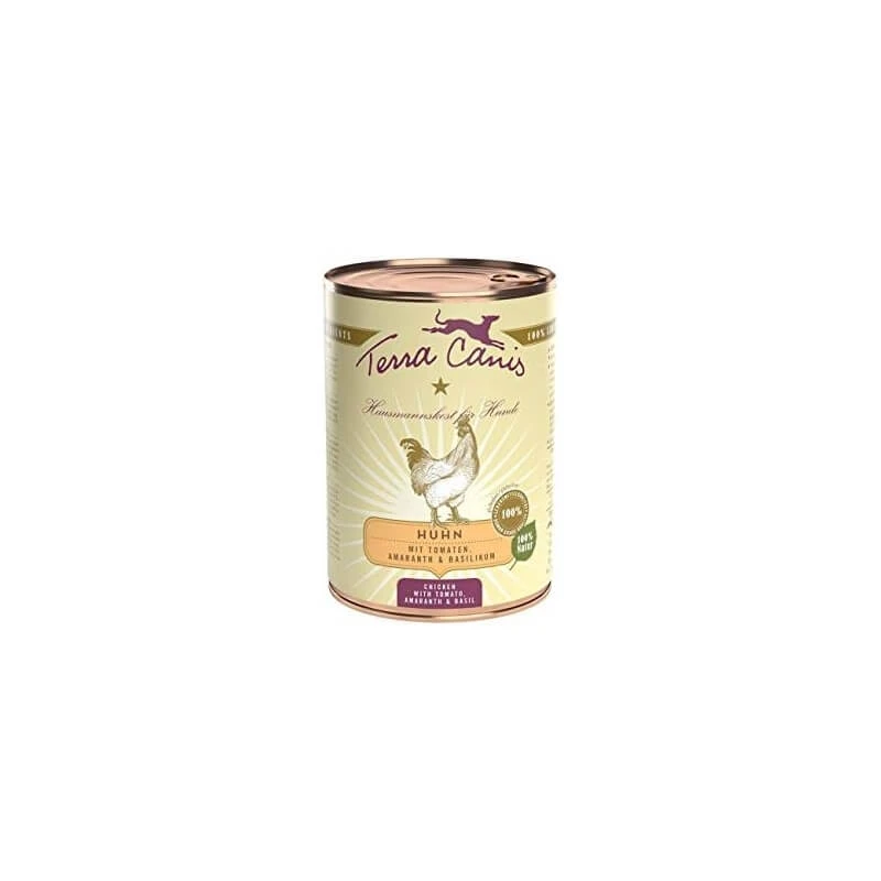 Terra canis Classic Huhn, Amaranth und Gemüse - Alleinfuttermittel für normalgewichtige erwachsene Hunde 400 gr