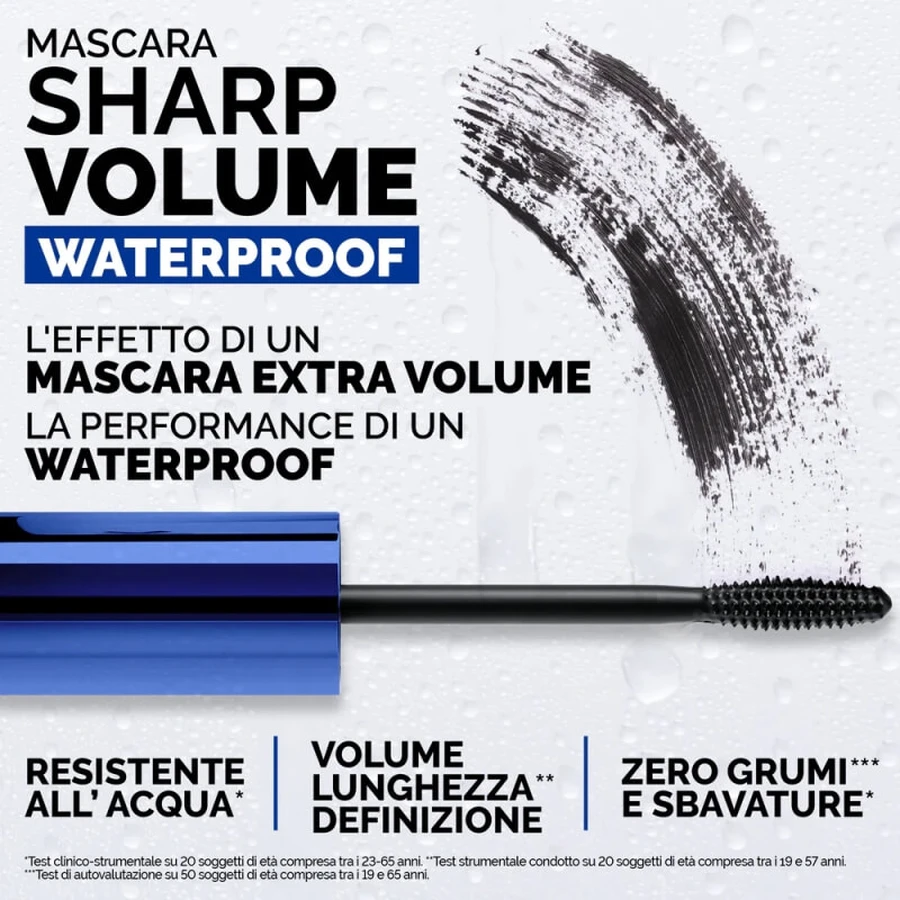 Veralab Sharp volume waterproof - mascara - zwart