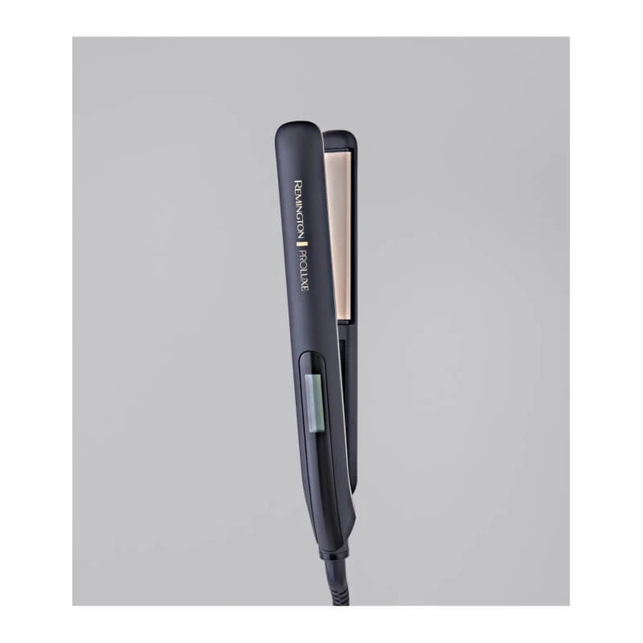 Remington Proluxe midnight edition - ceramic hair straightener optiheat technology