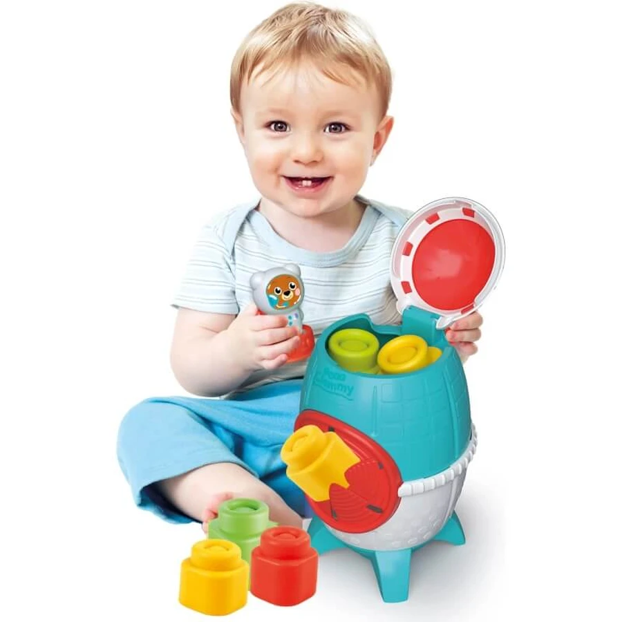 Clementoni Soft clemmy 17806 - rachetă spațială - set de construcție